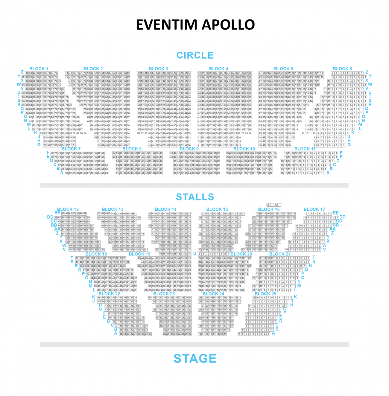 Hammersmith Apollo (Eventim) Sitzplan Nativity! The Musical London